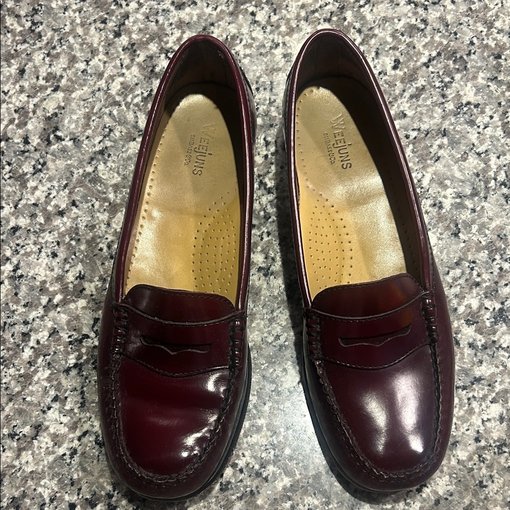 G.H. Bass Weejun Penny Loafers Burgundy